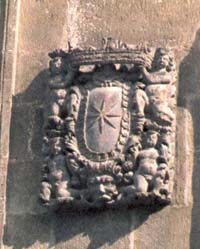 The Vascon star in the coat of arms of the locality of Estella (Navarre)