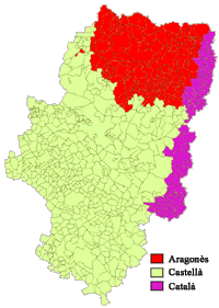 Mapa lingüístic d'Aragó