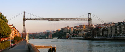 El "Puente Colgante de Bizkaia", patrimonio de la humanidad