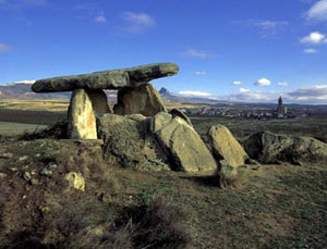 The Witch's Hut.The dolmen is located in El Villar (Alava, Spain)