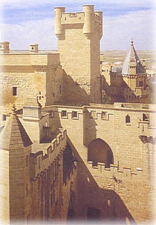 The castle of Olite (Navarre)