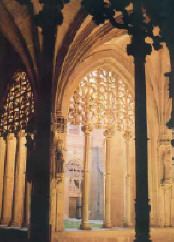 Claustro de Santa María la Real de Nájera (La Rioja, España)